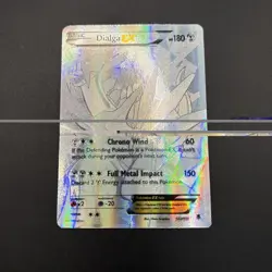 Dialga EX Secret Rare Full Art Holo XY Phantom Forces 122/119 Pokemon -HP/DMG - Image 2