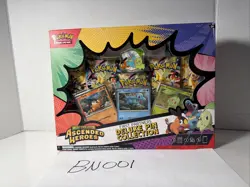 Pokemon TCG Ascended Heroes First Partner Deluxe Pin Collection Box Sealed - Image 1