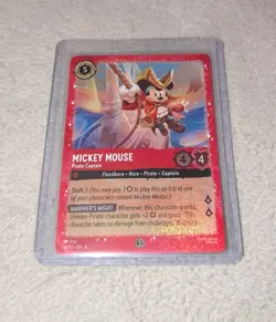 Lorcana: Mickey Mouse - Pirate Captain (18/P2 Costco Foil Promo) - Image 1