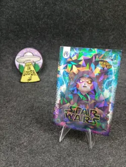 Darth Sidious Pikachu Star Wars 89 Holo Card Pokemon Pikachu Cosplay! Series 1 - Image 1