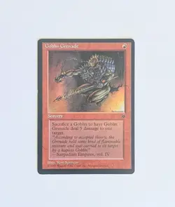 MTG Goblin Grenade - Fallen Empires - Ron Spencer - MP - Magic The Gathering - Image 1