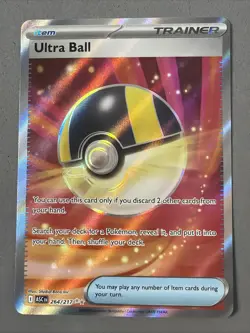 Pokemon TCG * Ultra Ball 264/217 Ultra Rare HOLO * ME Ascended Heroes NM - Image 1