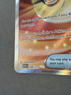 Pokemon TCG * Ultra Ball 264/217 Ultra Rare HOLO * ME Ascended Heroes NM - Image 3