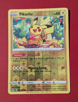 Pokemon TCG - Pikachu - 052/196 Reverse Holo - Lost Origin - Image 1