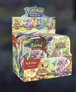 Pokemon TCG: Prismatic Evolutions Mini Tin Display sealed (8 mini tins) - Image 1