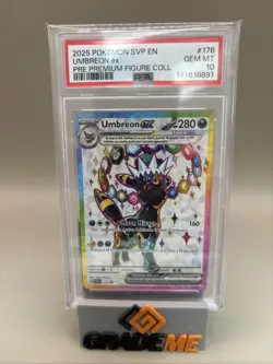 PSA 10 GEM Mint Umbreon #176 Pokemon Prismatic Premium Figure Collection Promo - Image 1