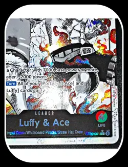ST30-001 Luffy & Ace leader Alt Art (Parallel) One Piece Card Game ENGLISH Deck - Image 3