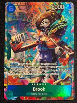 Brook OP15-032 | Adventure on Kami's Island Alt Art Foil NM One Piece - Image 1