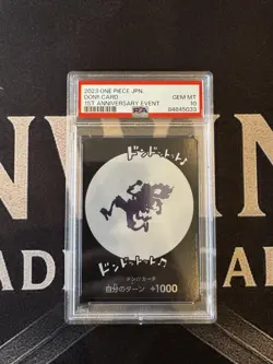 One Piece - PSA 10 Luffy 1st Anniversary Don Card - Promo Event Card Japanese - Image 1