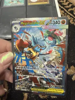 Mega Lucario SIR Mega Evolution Pokemon Card 179/132 Pokemon 2025 - Image 1