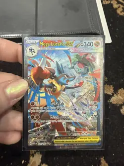Mega Lucario SIR Mega Evolution Pokemon Card 179/132 Pokemon 2025 - Image 2