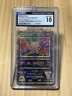 Pokemon Ancient Mew 2019 - mewtwo strikes back evolutions Promo CGC 10 - Image 1