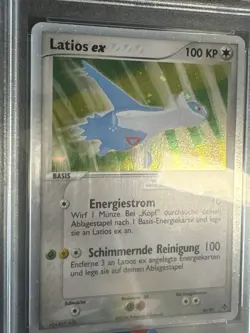 Pokemon Latios EX Holo Dragon PSA 9 DE 2004 94/97 Mint - Image 2