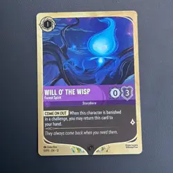 FOIL PROMO Will O' The Wisp - Forest Spirit 51/P3 Disney Lorcana Wilds Unknown - Image 1