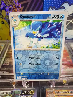 Quaxwell 051/193 Reverse Holo Uncommon Pokemon TCG S&V Paldea Evolved - Image 1