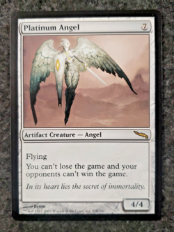 MTG English Platinum Angel NM Normal Mirrodin NM NO play ..... ....(DS3D1L2) - Image 1