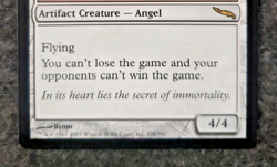 MTG English Platinum Angel NM Normal Mirrodin NM NO play ..... ....(DS3D1L2) - Image 5