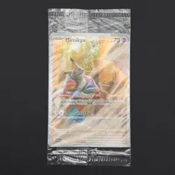 Pokemon TCG Card Mimikyu SVP 075 Paldean Fates ETB Promo - Sealed - Image 1