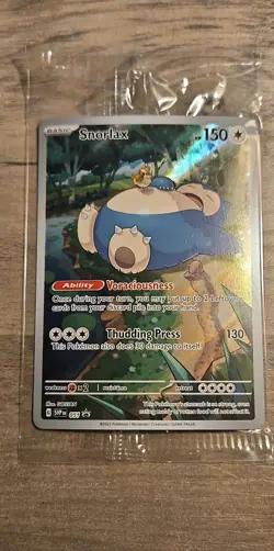 Snorlax 051 Sv: Scarlet & Violet Promo Cards Holo SEALED - Image 1