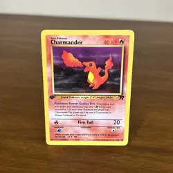 Pokemon TCG Charmander Team Rocket 50/82 1st Edition Common Card NM/VLP - Image 1
