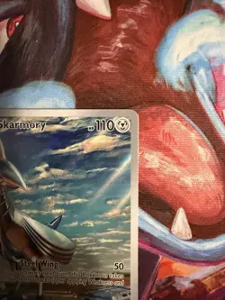 Pokemon Skarmory 209/191 Surging Sparks Illustration Rare Full Art Holo NM - Image 3