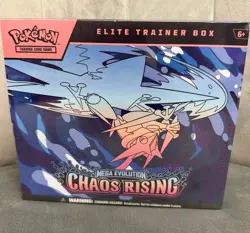 Pokemon Chaos Rising Elite Trainer Box Factory Sealed ETB - Image 1