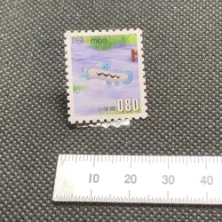 Barboach Pokemon No.080 Mini Stamp Very Rare Nintendo Japan F/S - Image 2
