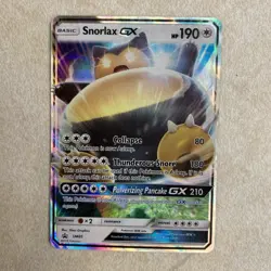 Pokemon TCG Snorlax GX - Promo SM Promos SM05 LP - Image 1