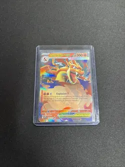 Pokemon Mega Charizard Y EX 22/217 Holo Rare Near Mint - Image 1