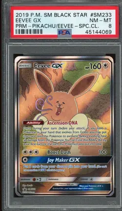 2019 Pokemon - Eevee GX (Promo) PSA 8 - Image 1