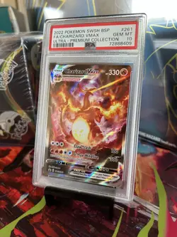 PSA 10 Pokemon TCG Charizard VMAX SWSH261 Black Star Promo - Image 4