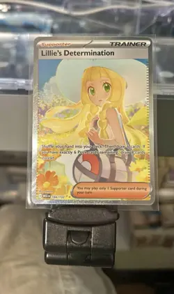 Pokemon TCG Lillie's Determination 184/132 Evolutions Secret Rare Full Art Holo - Image 1