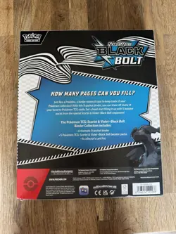 Pokemon Scarlet & Violet Black Bolt Binder Collection - Brand new and in hand - Image 2