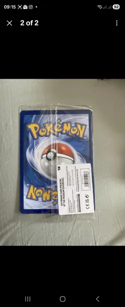 5 X Pokemon TCG Pikachu At The Museum Promo Card English Sealed - Image 3
