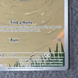 Paldea Evolved Paldean Wooper 221/193 Illustration Rare Pokemon NM/M - Image 5
