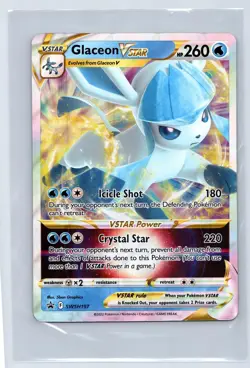 jumbo Glaceon VSTAR SWSH197 Holo Promo Sword & Shield Promo Pokemon - Image 1