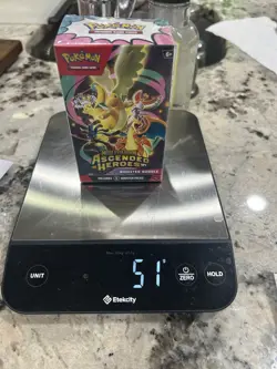 151g VERY HEAVY! -Pokemon TCG Ascended Heroes Booster Bundle-GOD PACKU Maybe - Image 3