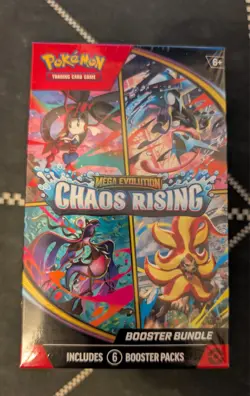 Pokemon TCG: Mega Evolution-Chaos Rising Booster Bundle (6 Packs)🔥 ✅ - Image 1