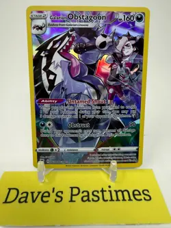 Galarian Obstagoon TG10/TG30 Holo Astral Radiance Trainer Gallery NM Pokemon P3 - Image 1
