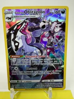 Galarian Obstagoon TG10/TG30 Holo Astral Radiance Trainer Gallery NM Pokemon P3 - Image 2