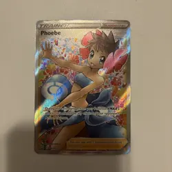 Pokemon TCG Phoebe Sword & Shield Battle Styles 161/163 Holo Full Art NM - Image 1