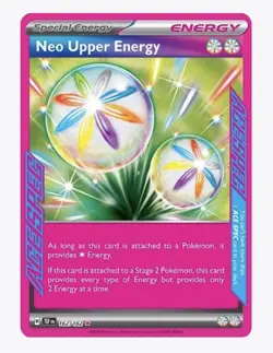 Neo Upper Energy 162/162 Pokemon Temporal Forces (Ace Spec) - NM - Image 1