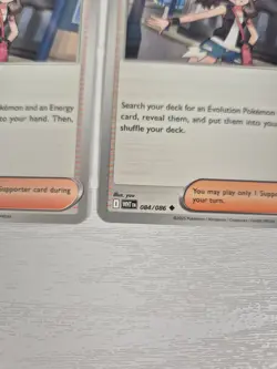 4x Hilda 084/086 White Flare Pokemon TCG Trainer Supporter Playset - Image 3