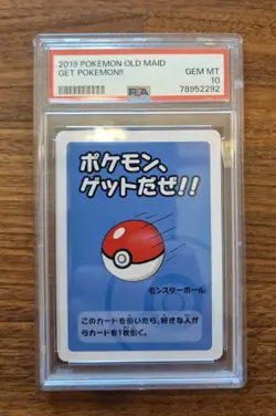 GET POKEMON!! PSA 10 - Japanese Pokemon Old Maid 2019 - Gem Mint - Image 1