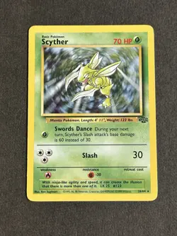 Scyther - 26/64 - Jungle 1999 Unlimited WOTC - Non Holo Rare - Pokemon TCG - Image 1