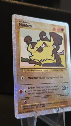 Pokemon Tcg Mankey 81/110 Legendary Collection Reverse Holo - Image 2