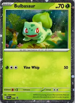 Bulbasaur - (Cosmos Holo) Promo SV: Scarlet & Violet Promo Cards 046 NM - Image 1