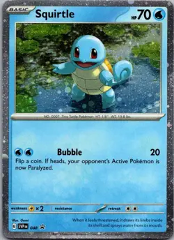 Squirtle - (Cosmos Holo) Promo SV: Scarlet & Violet Promo Cards 048 NM - Image 1