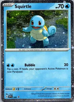 Squirtle - (Cosmos Holo) Promo SV: Scarlet & Violet Promo Cards 048 NM - Image 1