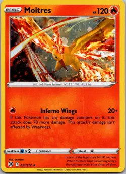 Moltres (Cosmos Holo) Promo Miscellaneous Cards & Products 021/172 NM - Image 1